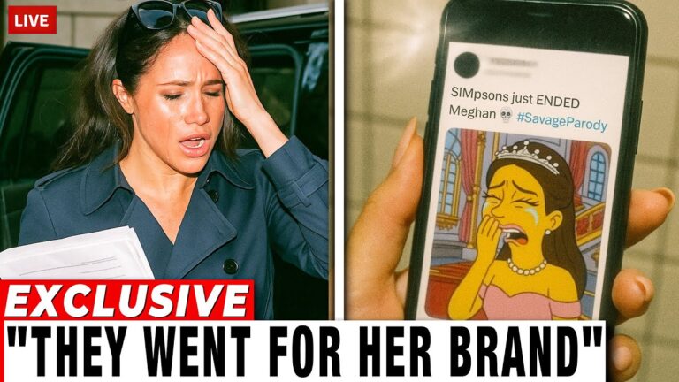 Leaked Simpsons Script HUMILIATES Meghan Markle!