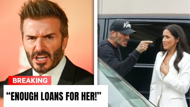 MEGHAN MARKLE FURIOUS! 😱 David Beckham just said NO to her staggering $20 million loan request, and the drama is exploding!
