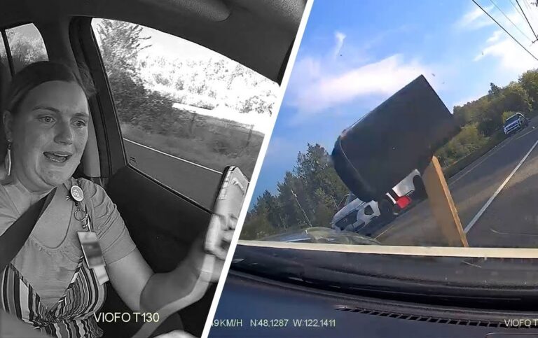 Dashcam Disaster: A Woman’s Texting Crash and Heartbreaking Scream